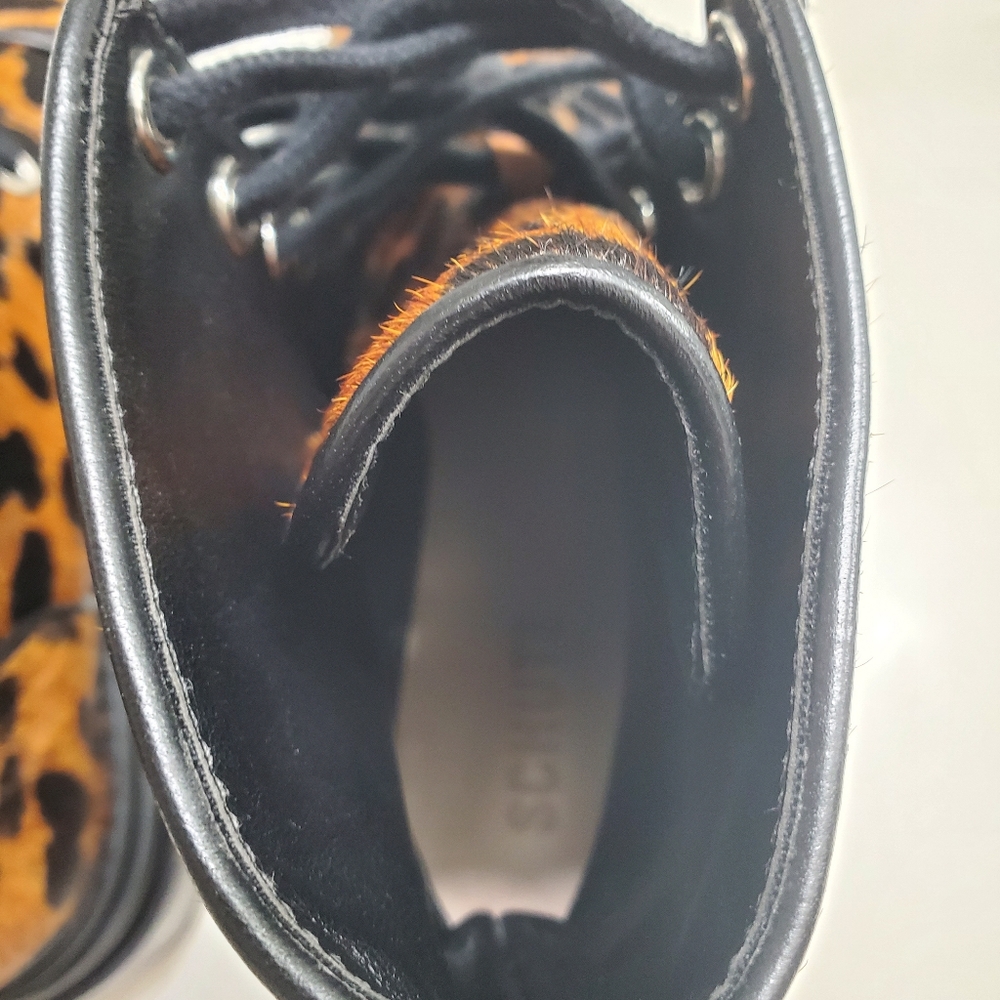 SCHUTZ Maylova LEOPARD Boots - Picture 9 of 11